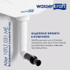 Смывной бачок Wasserkraft Aller 10TLT.031.ME.CH03, для унитазов, с механической кнопкой смыва цвет - хром