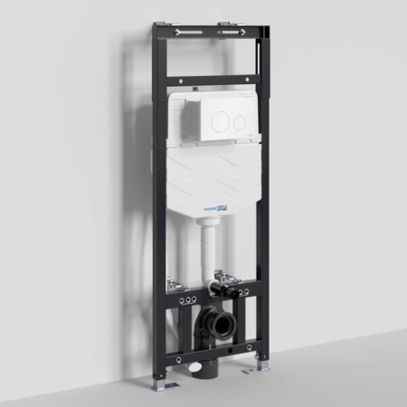 Инсталляция для унитаза Wasserkraft Alme 15TLT.010.ME.WH02, механическая клавиша белая