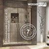 Душевой уголок Wasserkraft Lippe 45S49, 150 х 100 см, прозрачное стекло, профиль серебристый
