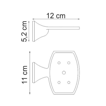 Мыльница-решетка Wasserkraft Wern, K-2569