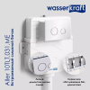 Смывной бачок Wasserkraft Aller 10TLT.031.ME.CH03, для унитазов, с механической кнопкой смыва цвет - хром