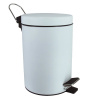 Корзина для мусора Wasserkraft Серия К, с педалью, 3 л, белая матовая, K-633W