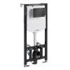 Инсталляция для унитаза Wasserkraft Aller 10TLT.010.ME.MB03, механическая клавиша цвет черный матовый