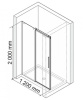 Душевая дверь в нишу Wasserkraft 15R05 120 х 200 см
