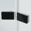 Душевой уголок Wasserkraft Aller Black L/R, 120 х 100 см, стекло прозрачное, 10H10LBLACK