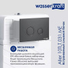 Смывной бачок Wasserkraft Aller 10TLT.031.ME.CH03, для унитазов, с механической кнопкой смыва цвет - хром