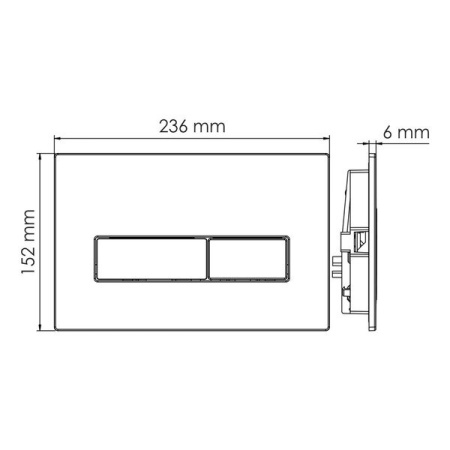Инсталляция для унитаза Wasserkraft Abens 20TLT.010.ME.WH.WH03, декоративная стеклянная панель белая, механическая кнопка смыва белая