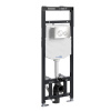 Инсталляция для унитаза Wasserkraft Alme 15TLT.010.ME.BN02, механическая клавиша никель