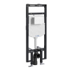 Инсталляция для унитаза Wasserkraft Dinkel 58TLT.010.ME.WM03, механическая клавиша белая матовая