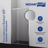 Душевой уголок Wasserkraft Berkel, 130 х 100 см, профиль хром, стекла прозрачные, 48P34