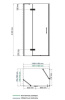 Душевой уголок Wasserkraft Aller White L/R, 120 х 80 см, стекло прозрачное, 10H06LWHITE