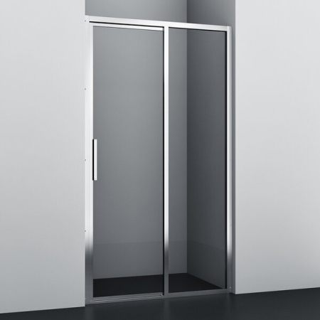 Душевая дверь в нишу Wasserkraft Lopau 32S, 120 х 200 см, профиль хром, стекло прозрачное, 32S05L/R