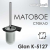 Ершик для унитаза Wasserkraft Glan, PVD - покрытие, черный глянец, K-5127