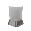 Стакан для зубных щеток Wasserkraft Amper K-5400NICKEL, цвет держателя никель, K-5428N
