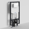 Инсталляция для унитаза Wasserkraft Vils 56TLT.010.ME.WH01, механическая клавиша белая, ободки хром