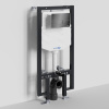 Инсталляция для унитаза Wasserkraft Vils 56TLT.010.ME.PB04, механическая клавиша черная
