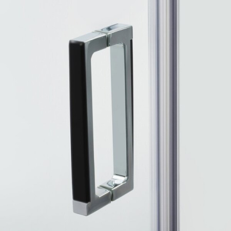 Душевой уголок Wasserkraft Aller Black Matt L/R, 120 х 80 см, стекло прозрачное, 10H06LBLACK MATT