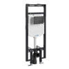 Инсталляция для унитаза Wasserkraft Dinkel 58TLT.010.ME.MB04, механическая клавиша черная матовая