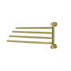 Полотенцедержатель Wasserkraft Серия К, 4 держателя, 40 см, золото матовое, K-1034BRUSHED GOLD