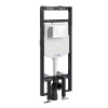 Инсталляция для унитаза Wasserkraft Dinkel 58TLT.010.ME.WH01, механическая клавиша белая, ободки хром