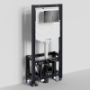 Инсталляция для унитаза Wasserkraft Dill 61TLT.010.ME.PB04, механическая клавиша черная