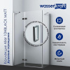 Душевой уголок Wasserkraft Aller Black Matt L/R, 120 х 80 см, стекло прозрачное, 10H06LBLACK MATT